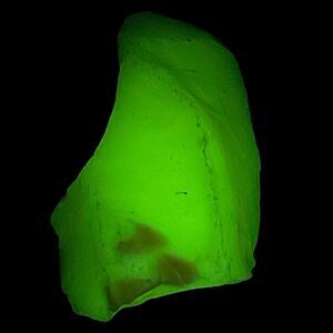 Opalescent Pink Swirl‎ Art Glass Cullet Glowing Manganese Slag Glass #5GX7